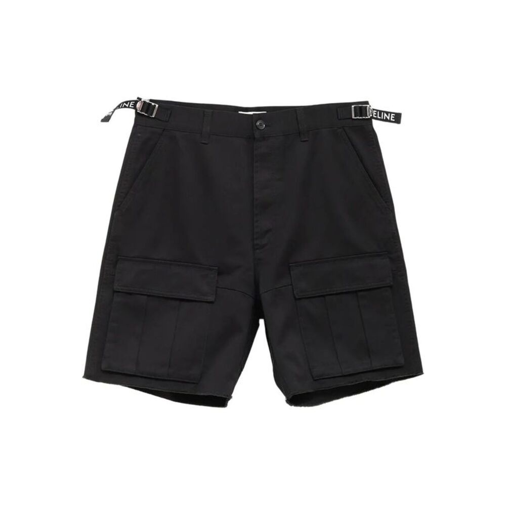 Celine Men Cargo Cotton Bermuda Shorts